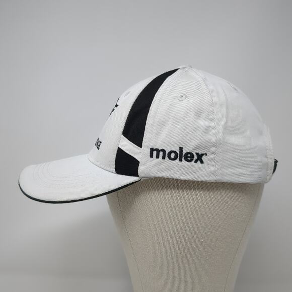 Mini Challenge Molex Tti Strapback Baseball Cap White One Size 6 Panel Sport-Tek - Picture 3 of 9